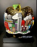 Charles Fazzino Charles Fazzino Pop Goes the Gold Apple (DX) Sculpture